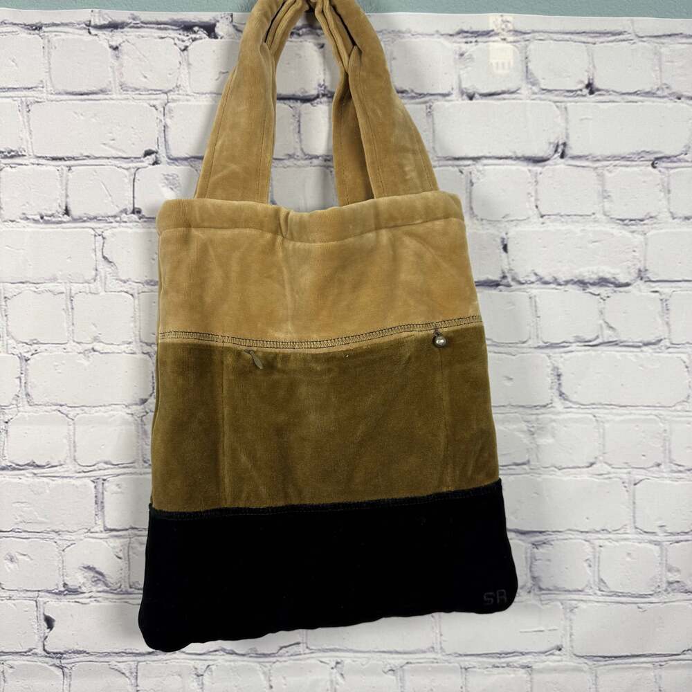 Sonia Rykiel Quilted Velvet Tote Bag